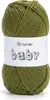 YarnArt Baby Wolle 100%.Polyacryl 50g/150m, Olivgrün, weich Produktbild-Vorschau 1