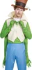 A man wearing a grasshopper costume, including a hat, vest, and extra arms. Produktbild-Vorschau