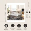 Laufgitter 120x120 cm mit Matratze - grau - Premium Produktbild-Vorschau 11