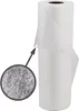 A roll of white filter fleece material with a close-up inset showing the texture. Produktbild-Vorschau
