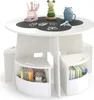 COSTWAY Set di tavolo e sedie per bambini da 5 pezzi, Anteprima dell’immagine prodotto 1