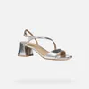 Geox Silberne Damensandalen New Eraklia 50 T01 41 Produktbild-Vorschau 3