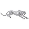 Gilde Figur, Gepard, Kunstharz, silberfarben, VE 1, L. 47.3 Podgląd zdjęcia produktu 1