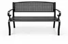 Panca da giardino in metallo Aga 128x60x84 cm Anteprima dell’immagine prodotto 3
