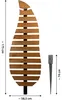 Dobar Rankhilfe Komplexus in Blattform zweifarbig aus Holz Produktbild-Vorschau 2