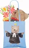Mr. & Mrs. Panda Tote Bag Religionslehrer Herz - Sky Blue - Produktbild-Vorschau 3