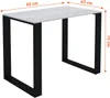 A product image of a table with dimensions indicated. Náhled obrázku produktu