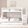 okwish Etagenbett, Heimbett für 3 Kinder, mit Ausziehbett Produktbild-Vorschau 6