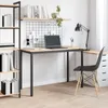 vidaXL Esstisch Natur 110 x 55 x 75 cm Massives Kiefernholz Produktbild-Vorschau 3