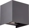 BRILLIANT tmavě šedé venkovní nástěnné světlo LED Hilly | Náhled obrázku produktu 3