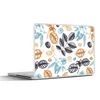 MuchoWow® Laptop Aufkleber Sticker Cover Vintage - Blätter Produktbild-Vorschau 1