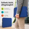 17 Zoll Laptop Tasche Notebooktasche Blau Notebook Produktbild-Vorschau 3