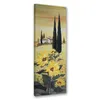 Toile « Tournesols devant une maison » 30 x 90 Feeby Jaune Voir les images du produit 1
