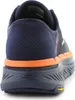 Rear view of a blue and orange athletic shoe. Produktbild-Vorschau