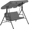 HinHocker Hollywoodschaukel 3-Sitzer mit Sonnendach, Grau, Produktbild-Vorschau 7