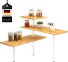 bremermann Etagère d'angle en bambou, étagère de cuisine, Voir les images du produit 1