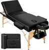 tectake® 3 Zonen Massageliege Somwang Breite 70 cm, Produktbild-Vorschau 1