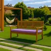 Bankkissen 110×60×7 cm Purple – Sitzkissen für Gartenbank Produktbild-Vorschau 5