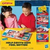 Two children are playing the Operation board game, with close-up shots of the game's features and instructions. Podgląd zdjęcia produktu