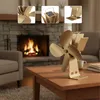 Relaxdays Ofenventilator ohne Strom, geräuscharm, für Kamin Produktbild-Vorschau 3