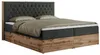 MKS MEBLE Boxspringbett 140x200 mit Bettkasten Eiche, Produktbild-Vorschau 4