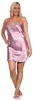 Damen Negligé Satin Nachtkleid Reizwäsche mit Spitze; Produktbild-Vorschau 2