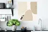MuchoWow® Poster Design - Braun - Pastell - Abstrakt 50x50 Produktbild-Vorschau 3