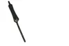 A black leather stirrup strap with a buckle and adjustable holes, presented on a white background. Produktbild-Vorschau