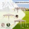Hexagonaler Pavillon, 400 x 348 cm Pop-up Faltpavillon mit Produktbild-Vorschau 6