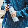 Edelstahl Trinkflasche mit Strohhalm und Pillenfach, Produktbild-Vorschau 7