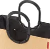 Close-up of the handles and top part of a shopper bag. Produktbild-Vorschau
