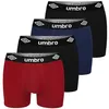PREMIUM UMBRO Pánske boxerky Bavlna 4 balenie | Elastické, Náhľad obrázku produktu 1