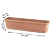 Blumenkasten Balkonkasten 800 mm aus Kunststoff – Farbe Produktbild-Vorschau 2