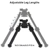 Verstelbaar bipod model V8 voor Picatinny-rail, 6,5-9,5 Productafbeelding-voorbeeld 4