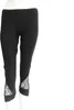 Leggings - 3/4 Capri mit Spitze - schwarz - one size - Produktbild-Vorschau 2