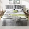 Boxspringbed 140 x 200 cm met 4 lades, verstelbaar Productafbeelding-voorbeeld 5