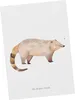 Mr. & Mrs. Panda Postkarte Nasenbaer - Weiß - Geschenk, Produktbild-Vorschau 1