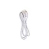 A white USB charging cable is coiled and tied with a white band, isolated on a white background. Anteprima dell’immagine prodotto