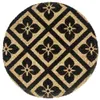 vidaXL Tovagliette 4 pezzi nero 38 cm rotondo juta Anteprima dell’immagine prodotto 1