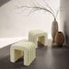 Rebecca Mobili Hocker Nikau 40x38x40 Polyestergewebe MDF Produktbild-Vorschau 2