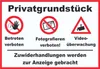 Privatgrundstück Betreten Fotografieren verboten Produktbild-Vorschau 1