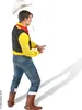 Lucky Luke licenza costume da cowboy uomo giallo-nero-rosso Anteprima dell’immagine prodotto 3