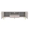 AX LIVING TV-Schrank Halay Beige, 2 Türen & 1 Schublade Produktbild-Vorschau 2
