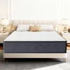 A mattress on a bed frame in a bedroom setting. Voir les images du produit