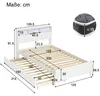 Massivholzbett mit Gästebett und LED-Beleuchtung, 120x200 Produktbild-Vorschau 7