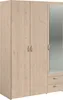 Drehtürenschrank >Daily 14< 3 Türen, 1 Spiegel, 2 Produktbild-Vorschau 1