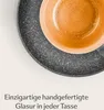 Cosumy Tasses à espresso avec soucoupes Set de 4 - 90 ml Voir les images du produit 3
