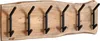 FineBuy Wandgarderobe Akazie Massivholz 100 cm Baumkante - Produktbild-Vorschau 6