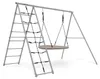 XL Gartenschaukel 3-in-1, Storchennest, Leiter und Produktbild-Vorschau 12