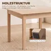 HOMCOM Esstisch Küchentisch Quadratisch Esszimmertisch für Produktbild-Vorschau 5